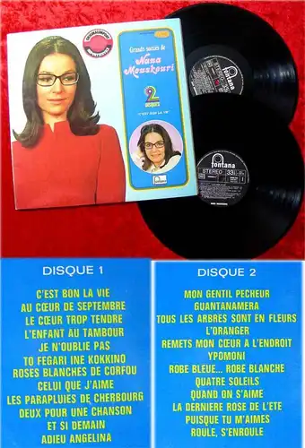 2LP Nana Mouskouri: Grands Succes de Nana (Fontana)