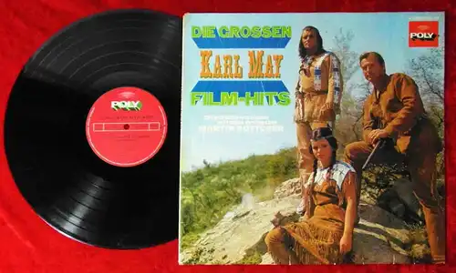 LP Martin Böttcher: Die großen Karl May Film-Hits (Poly 2432 124) D