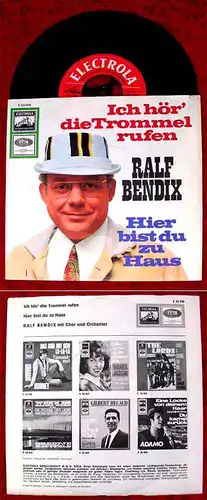 Single Ralf Bendix: Ich hör die Trommel rufen (Electrola E 23 398) D