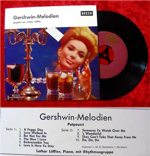 EP Lothar Löffler: Gershwin Melodien (Decca) D