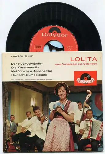 EP Lolita singt Volkslieder aus Österreich (Polydor 21 460 EPH) D 1968