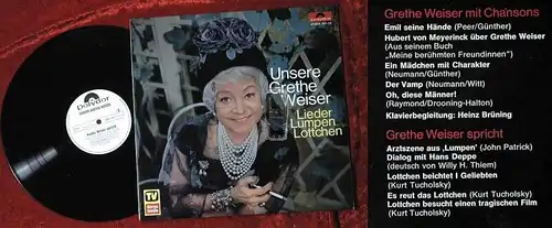 LP Grethe Weiser: Lieder Lumpen Lottchen