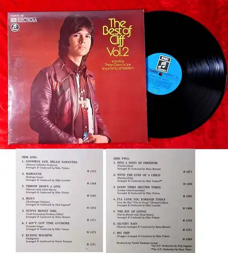 LP Cliff Richard: Best of Cliff Vol. 2 (Columbia 1C 062-05 152) D 1972