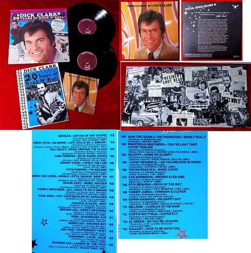 2LP Dick Clark: 20 Years of Rock´n Roll w/ Booklet & Schallfolie (Buddah 0798)
