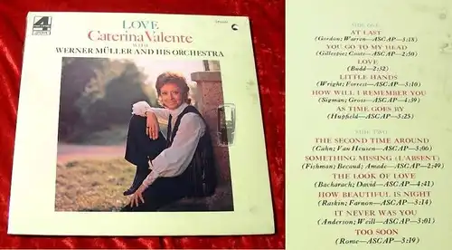 LP Caterina Valente: Love -  USA 1972
