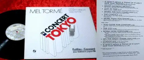 LP Mel Tormé & Marty Paich Dek-Tette: Tokyo Concert '88
