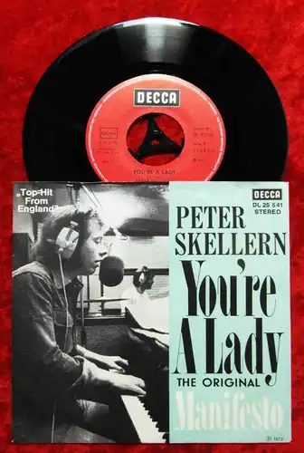 Single Peter Skellern: You´re A Lady (Decca DL 25 541) D 1972