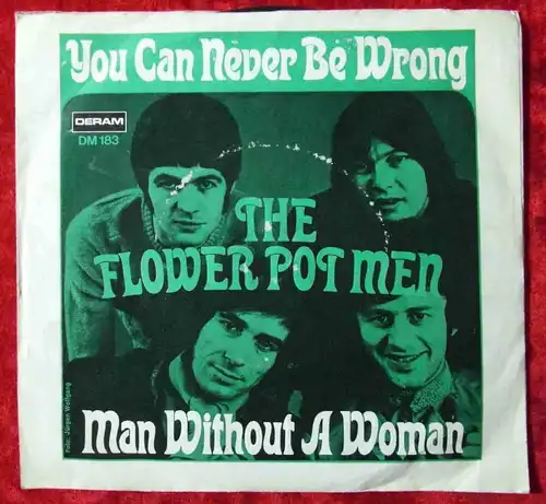 Single Flower Pot Men: You Can Never Be Wrong (Deram DM 183) D
