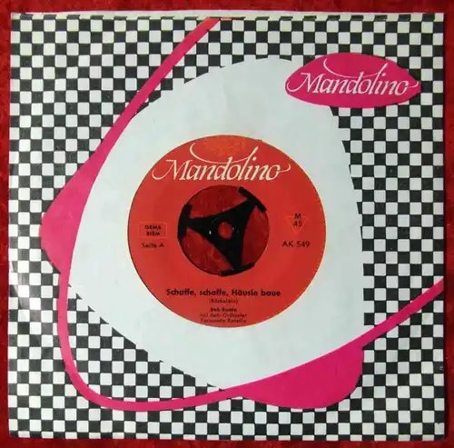 Single Bob Rento: Schaffe schaffe Häusle baue (Mandolino AK 549) D