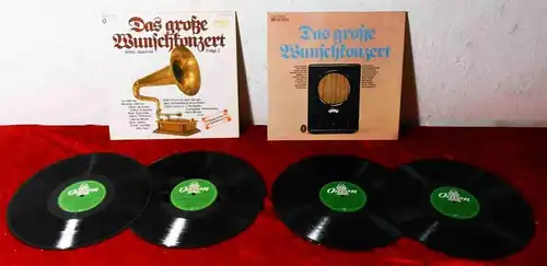 4 Langspielplatten Das große Wunschkonzert Anno Dazumal   - Vinylsammlung -