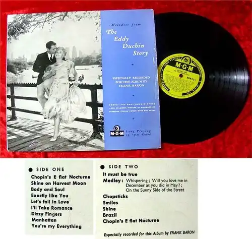 LP The Eddy Duchin Story Frank Baron MGM