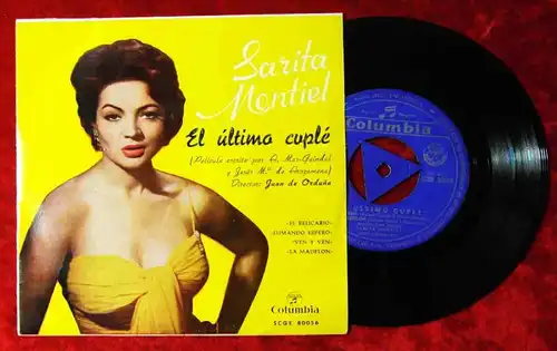 EP Sarita Montiel: El Ultimo Cuplé (Columbia SCGE 80056) Spanien 1962