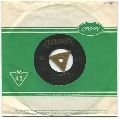 Single Brian Hyland: Itsy Bitsy Teenie Weenie (London DL 20 340) D Traingel