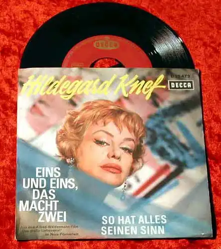 Single Hildegard Knef: Eins und eins das macht zwei (Decca)