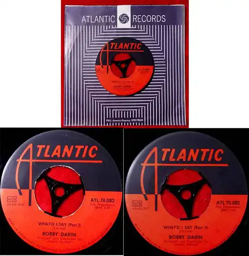 Single Bobby Darin: What´d I Say Part 1 & 2 (Atlantic ATL 70 082) Schweden