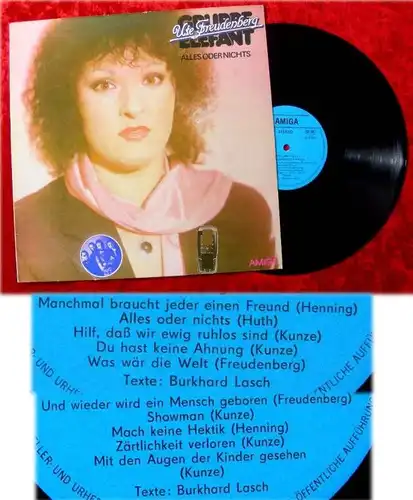 LP Ute Freudenberg & Elefant: Alles oder Nichts (1982)