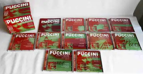 10CD Box Puccini - A Portrait in Historic Recordings w/ 40 Page Booklet