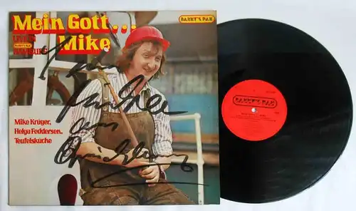 LP Mike Krüger: Mein Gott...Mike! (MD 7000 1) D 1978 Signiert