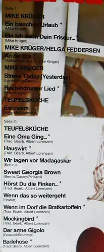 LP Mike Krüger: Mein Gott...Mike! (MD 7000 1) D 1978 Signiert 