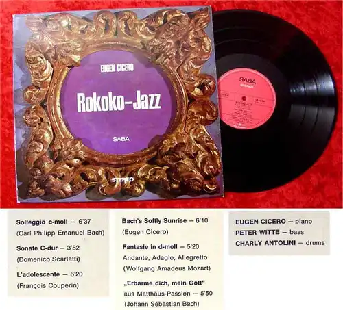 LP Eugen Cicero: Rokoko Jazz (Saba)