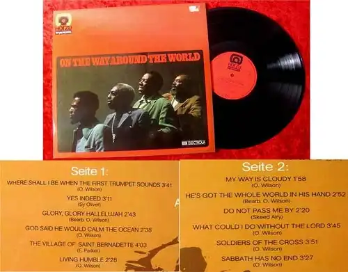 LP Golden Gate Quartet On the Way around the world