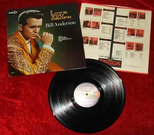 LP Bill Anderson: I Love You Drops (Decca DL 4771) US