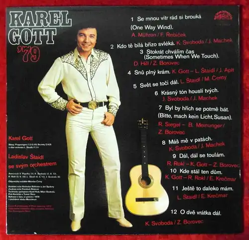 LP Karel Gott: ´79 (Supraphon 1113 2268 ZB) CSSR 1979