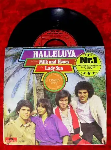 Single Milk and Honey Halleluya Grand Prix Eurovision 1