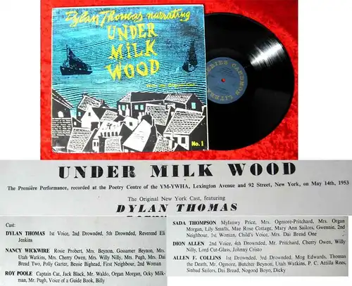 LP Dylan Thomas: Under Milk Wood Part One (Caedmon TC 0996) US 1953