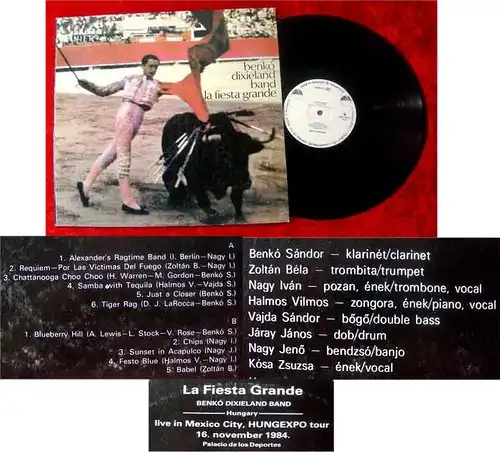 LP Benko Dixieland Band La Fiesta Grande 1986