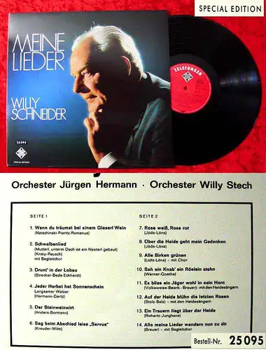 LP Willy Schneider: Meine Lieder (Stereo)