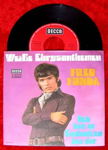 Single Fred Fonda: Weiße Chrysanthemen (Decca D 29 079) D