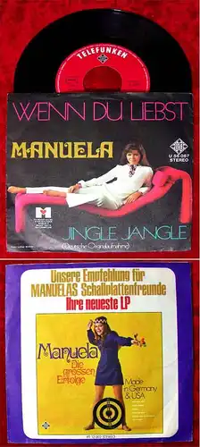 Single Manuela: Wenn Du Liebst / Jingle Jangle (Telefunken U 56 087) D