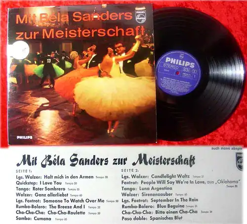 LP Mit Bela Sanders zur Meisterschaft (1968) (Philips) D