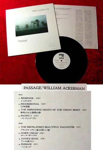 LP William Ackerman: Passage (Japan Pressung)