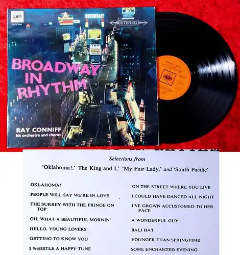 LP Ray Conniff: Broadway in Rhythm (CBS SBPG 62027) UK 1958
