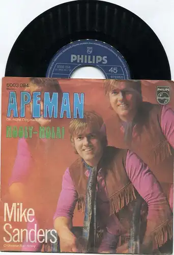 Single Mike Sanders: Apeman (deutsche Version) (Philips 6003 094) D 1971