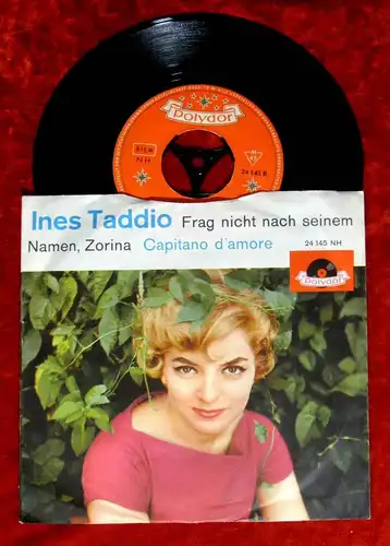Single Ines Taddio: Frag nicht nach seinem Namen, Zorina (Polydor 24 145) D