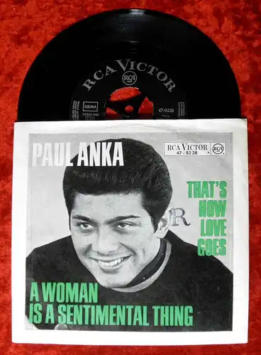 Single Paul Anka: That´s how love goes (RCA Victor 47-92 28) D