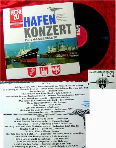LP Hafenkonzert der Hansestädte (Hör Zu SHZE 119) Heidi Kabel Hanna Dölitzsch