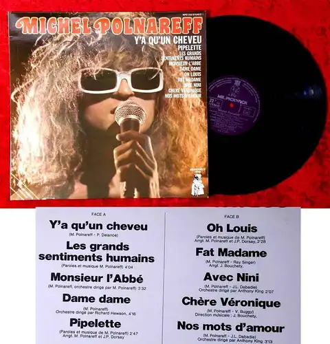 LP Michel Polnareff: Y´a Qu´un Cheveu (Mr. Pickwick MPD 550) F