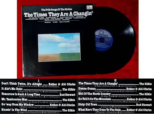 LP The Times They Are A Changin´ Folk Songs of the 60´s (Fontana 6436 130) D