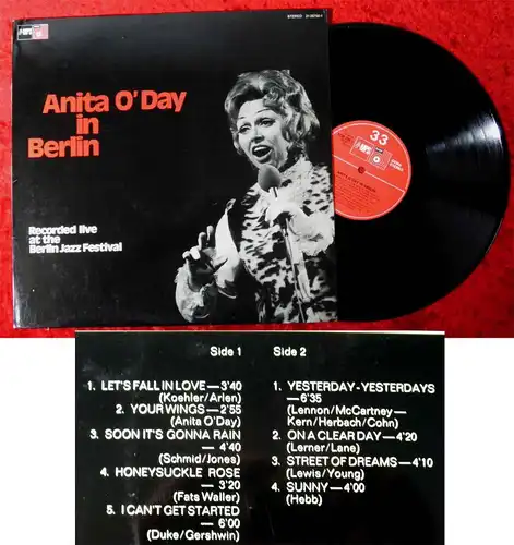 LP Anita O´Day in Berlin (MPS BASF 21 20750-1) D 1970