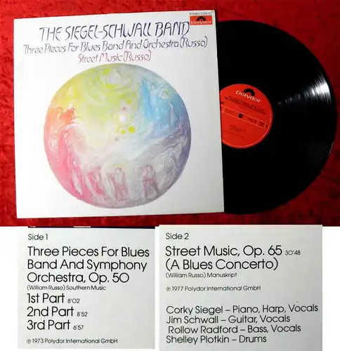 LP Siegel Schwall Band: Three Pieces for Blues Band & Orchestra  Polydor 2344157
