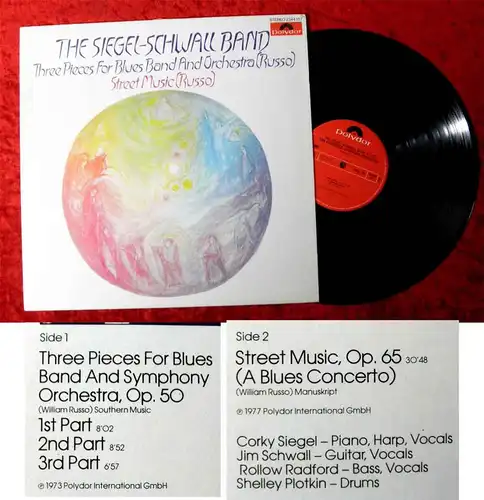 LP Siegel Schwall Band: Three Pieces for Blues Band & Orchestra  Polydor 