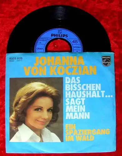Single Johanna von Koczian: Das bisschen Haushalt...sagt mein Mann (Philips) D76