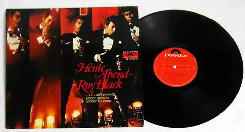 LP Roy Black: Heute abend - Roy Black (Polydor 92 169) Clubsonderauflage