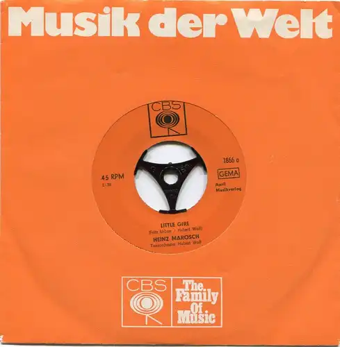 Single Heinz Marosch: Little Girl (CBS 1866) D