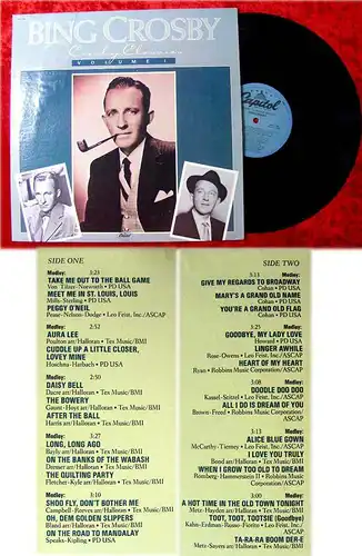 LP Bing Crosby: Crosby Classics Vol. 1 (Capitol SM 11738) US 1977