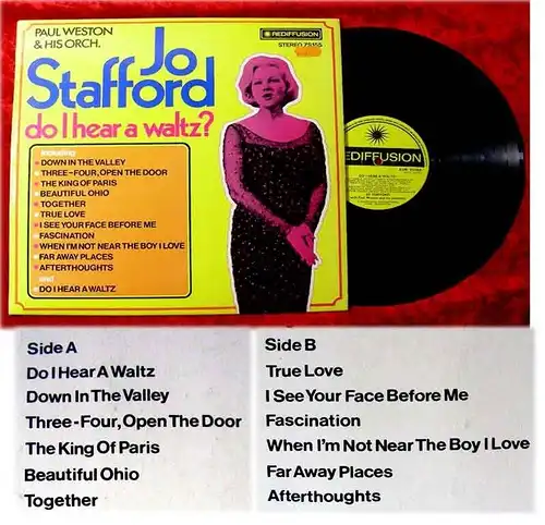 LP Jo Stafford Do I Hear a Waltz